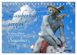 Zauberhaft sorglos Ein magischer Blick auf die Götter im Park Sanssouci (Tischkalender 2024 DIN A5 quer), CALVENDO Monatskalender von Schwertner,  Kathrin