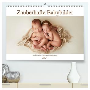 Zauberhafte Babybilder (hochwertiger Premium Wandkalender 2024 DIN A2 quer), Kunstdruck in Hochglanz von Felke,  Sandra