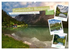 Zauberhafte Bergseen (Wandkalender 2024 DIN A2 quer), CALVENDO Monatskalender von Gierok-Latniak ; Magic Artist Design,  Steffen