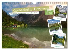 Zauberhafte Bergseen (Wandkalender 2024 DIN A4 quer), CALVENDO Monatskalender von Gierok-Latniak ; Magic Artist Design,  Steffen