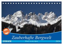 Zauberhafte Bergwelt (Tischkalender 2024 DIN A5 quer), CALVENDO Monatskalender von Deter,  Thomas