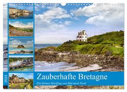 Zauberhafte Bretagne (Wandkalender 2024 DIN A3 quer), CALVENDO Monatskalender von Ziemer,  Astrid