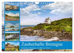 Zauberhafte Bretagne (Wandkalender 2024 DIN A4 quer), CALVENDO Monatskalender von Ziemer,  Astrid