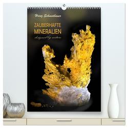 ZAUBERHAFTE MINERALIEN designed by nature (hochwertiger Premium Wandkalender 2024 DIN A2 hoch), Kunstdruck in Hochglanz von Schmidbauer,  Heinz