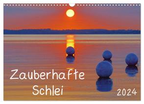 Zauberhafte Schlei (Wandkalender 2024 DIN A3 quer), CALVENDO Monatskalender von Goldhamer,  Karl