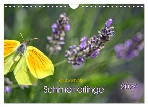 Zauberhafte Schmetterlinge (Wandkalender 2024 DIN A4 quer), CALVENDO Monatskalender von May,  Ela