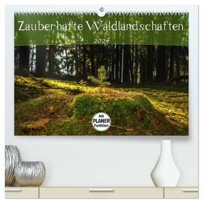 Zauberhafte Waldlandschaften (hochwertiger Premium Wandkalender 2024 DIN A2 quer), Kunstdruck in Hochglanz von Wenk,  Marcel