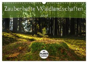 Zauberhafte Waldlandschaften (Wandkalender 2024 DIN A3 quer), CALVENDO Monatskalender von Wenk,  Marcel