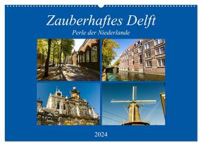 Zauberhaftes Delft – Perle der Niederlande (Wandkalender 2024 DIN A2 quer), CALVENDO Monatskalender von W. Lambrecht,  Markus