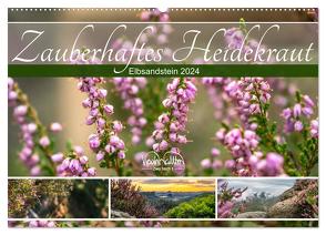 Zauberhaftes Heidekraut – Elbsandstein (Wandkalender 2024 DIN A2 quer), CALVENDO Monatskalender von Walther,  Kevin