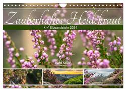 Zauberhaftes Heidekraut – Elbsandstein (Wandkalender 2024 DIN A4 quer), CALVENDO Monatskalender von Walther,  Kevin