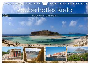 Zauberhaftes Kreta (Wandkalender 2024 DIN A4 quer), CALVENDO Monatskalender von Scholz,  Frauke