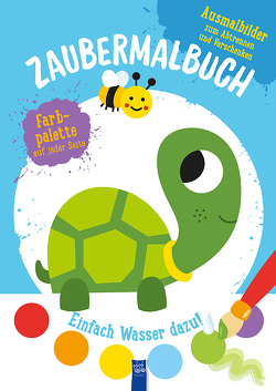 Zaubermalbuch – Schildkröte (blau)