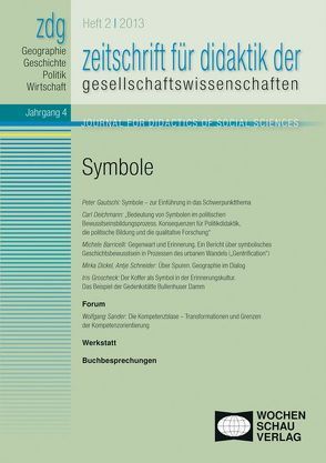 ZDG 1/13, Symbole von Gautschi,  Peter, Rhode-Jüchtern,  Tilmann, Sander,  Wolfgang, Weber,  Birgit