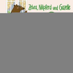 Zebra, Nilpferd und Gazelle laufen schnell zur … Haltestelle! von Frixe,  Katja, Jeremies,  Christian, Jeremies,  Fabian