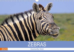 Zebras – Gestreifte Welt (Wandkalender 2023 DIN A3 quer) von Woyke,  Wibke