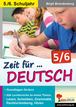 Zeit für Deutsch / Klasse 5-6 von Brandenburg,  Birgit