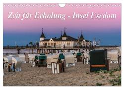 Zeit für Erholung – Insel Usedom / Geburtstagskalender (Wandkalender 2024 DIN A4 quer), CALVENDO Monatskalender von Kirsch,  Gunter