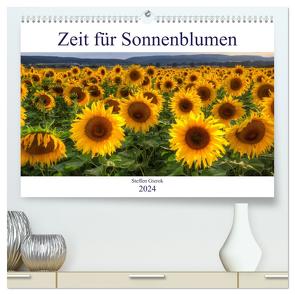 Zeit für Sonnenblumen (hochwertiger Premium Wandkalender 2024 DIN A2 quer), Kunstdruck in Hochglanz von Gierok,  Steffen