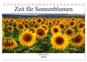 Zeit für Sonnenblumen (Tischkalender 2024 DIN A5 quer), CALVENDO Monatskalender von Gierok,  Steffen