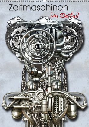 Zeitmaschinen im Detail (Wandkalender 2018 DIN A2 hoch) von diuno