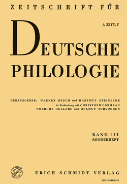 Zeitschrift für deutsche Philologie von Steinecke,  Hartmut