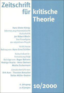 Zeitschrift für kritische Theorie / Zeitschrift für kritische Theorie, Heft 10 von Bock,  Wolfgang, Krämer,  Sven, Schweppenhäuser,  Gerhard