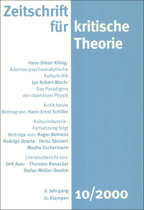 Zeitschrift für kritische Theorie / Zeitschrift für kritische Theorie, Heft 10 von Bock,  Wolfgang, Krämer,  Sven, Schweppenhäuser,  Gerhard