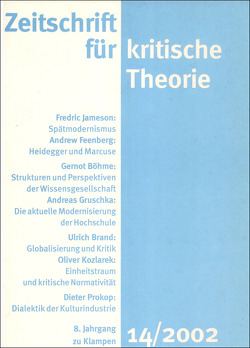 Zeitschrift für kritische Theorie / Zeitschrift für kritische Theorie, Heft 14 von Bock,  Wolfgang, Krämer,  Sven, Schweppenhäuser,  Gerhard