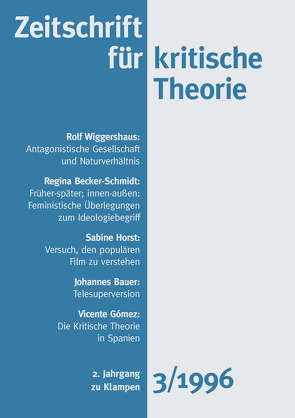 Zeitschrift für kritische Theorie / Zeitschrift für kritische Theorie, Heft 3 von Bock,  Wolfgang, Krämer,  Sven, Schweppenhäuser,  Gerhard