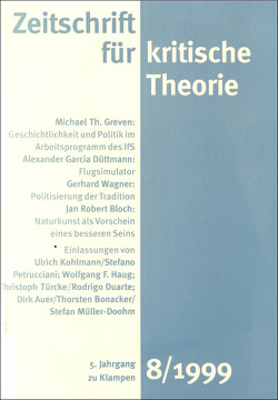 Zeitschrift für kritische Theorie / Zeitschrift für kritische Theorie, Heft 8 von Bock,  Wolfgang, Krämer,  Sven, Schweppenhäuser,  Gerhard