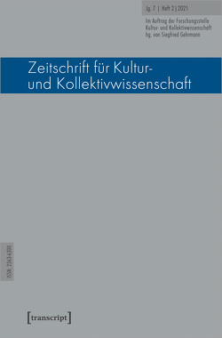 Zeitschrift für Kultur- und Kollektivwissenschaft von Gehrmann,  Siegfried