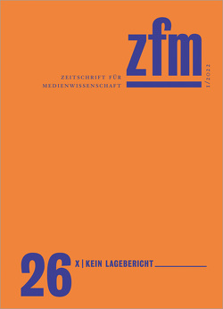 Zeitschrift für Medienwissenschaft 26