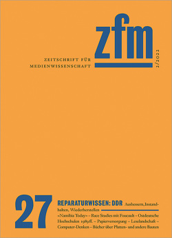 Zeitschrift für Medienwissenschaft 27
