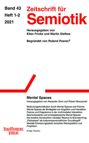 Zeitschrift für Semiotik / Mental Spaces von Mroczynski,  Robert, Ziem,  Alexander