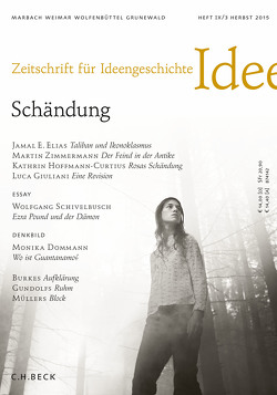 Zeitschrift für Ideengeschichte Heft IX/3 Herbst 2015 von Dommann,  Monika, Elias,  Jamal J., Hoffmann-Curtius,  Kathrin, Klenner,  Jost Philipp, Matala de Mazza,  Ethel, Raulff,  Ulrich, Schivelbusch,  Wolfgang, Zimmermann,  Martin