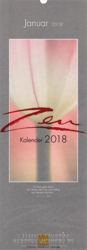 Zen-Kalender 2018 von Orth,  Vis