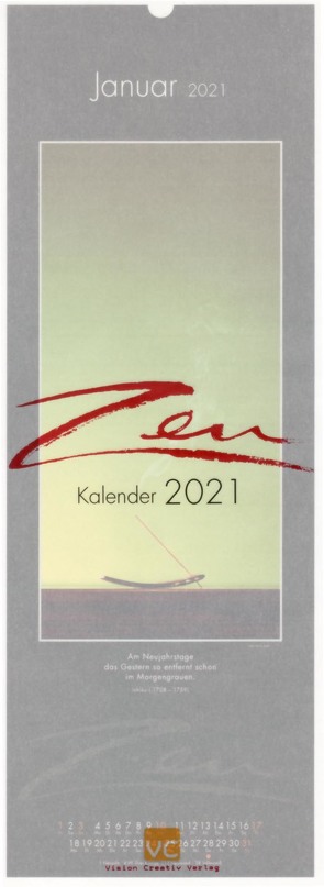 Zen-Kalender 2021 von Orth,  Vis