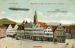 Zeppelin Z III über Reutlingen von Dohse,  Christoph