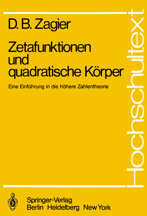 Zetafunktionen und quadratische Körper von Zagier,  D.B.