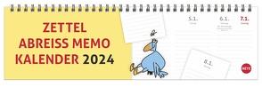 Zettelabreiß-Memo Wochenquerplaner classic 2024