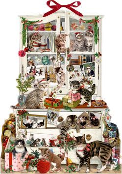 Zettelkalender – Katzen im Advent von Behr,  Barbara