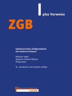 ZGB plus Verweise von Aeppli,  Sebastian, Hrubesch-Millauer,  Stephanie, Sieber,  Philipp