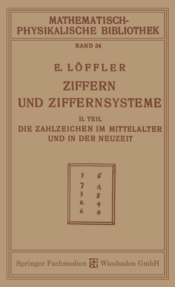Ziffern und Ziffernsysteme von Löffler,  Eugen