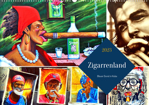 Zigarrenland – Blauer Dunst in Kuba (Wandkalender 2023 DIN A2 quer) von von Loewis of Menar,  Henning