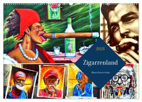 Zigarrenland – Blauer Dunst in Kuba (Wandkalender 2024 DIN A2 quer), CALVENDO Monatskalender von von Loewis of Menar,  Henning
