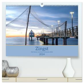 Zingst – die Ostsee von ihrer schönsten Seite (hochwertiger Premium Wandkalender 2024 DIN A2 quer), Kunstdruck in Hochglanz von boegau-fotos,  boegau-fotos
