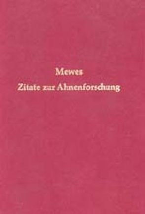 Zitate zum Thema Ahnenforschung von Méwes,  Karl F, Richter,  Ludwig