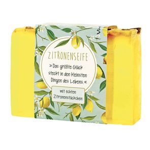 Zitronen-Seife »Das größte Glück steckt in den kleinsten Dingen des Lebens«