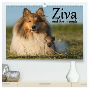 Ziva und ihre Freunde (hochwertiger Premium Wandkalender 2024 DIN A2 quer), Kunstdruck in Hochglanz von Schmäing,  Werner